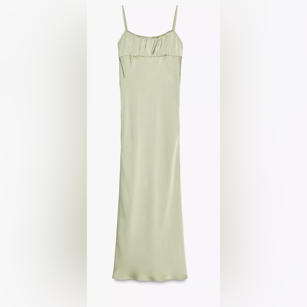 Zara satin slim dress ▫️ - Picture 5 of 6